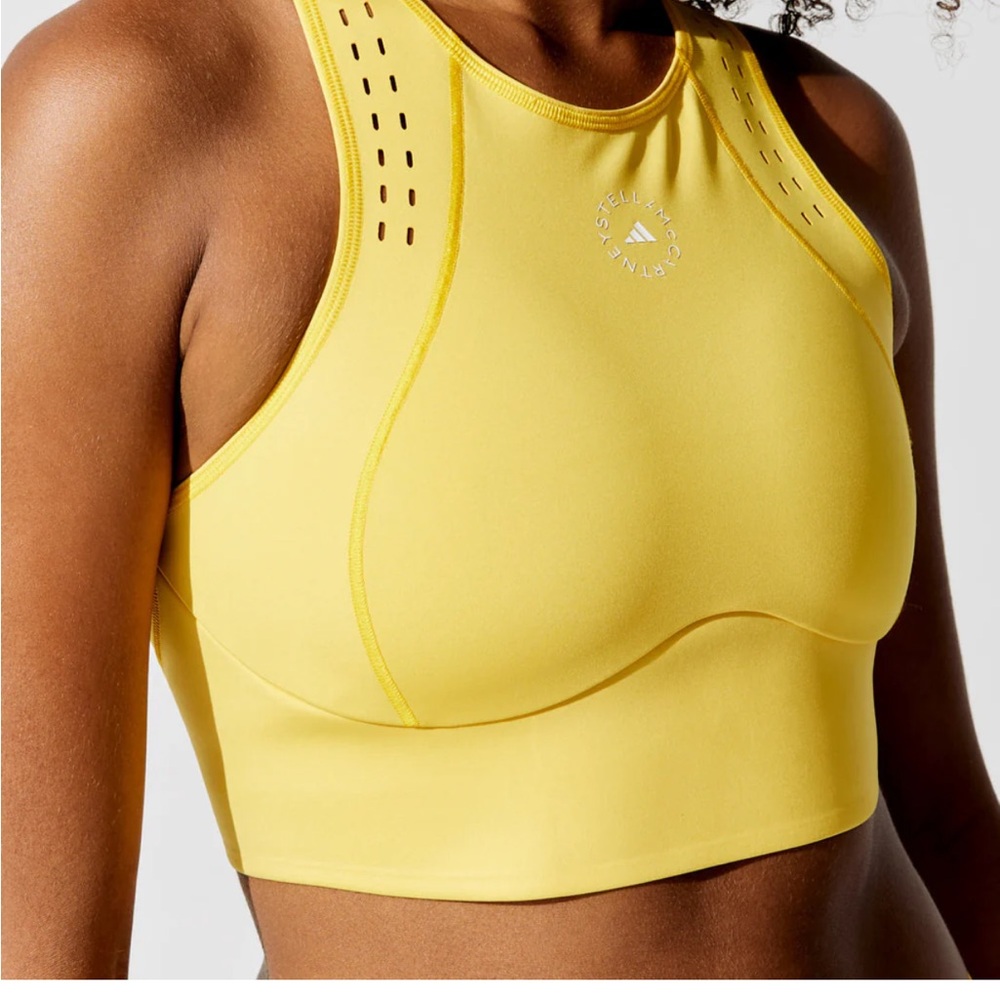Adidas by Stella McCartney Yellow TurePurpose Crop Top